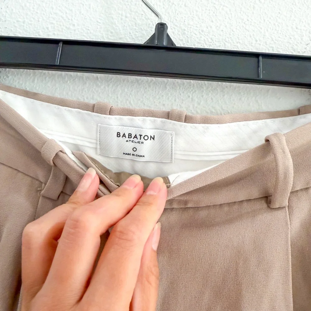 Aritzia Babaton Pleated Mini Shorts 3
